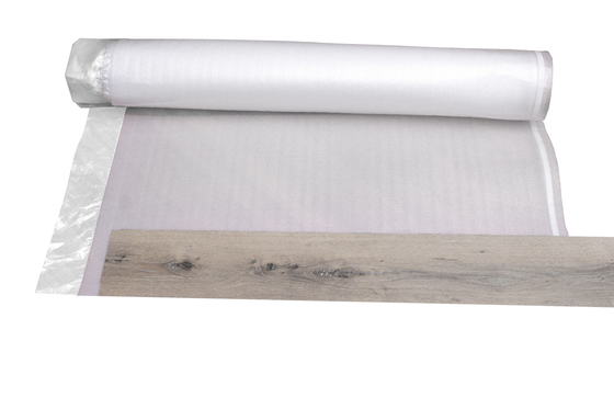 PE Film Transparent White Foam Underlay 2mm Thick Moisture Barrier Underlayment