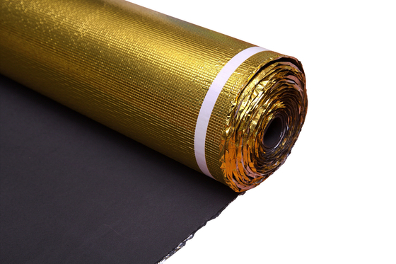 3mm Thickness 110kg/M3 Comfort Step Gold Foam Underlay For Laminate Flooring
